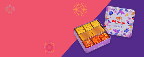 BG Naid Diwali sweets special gift box with offer