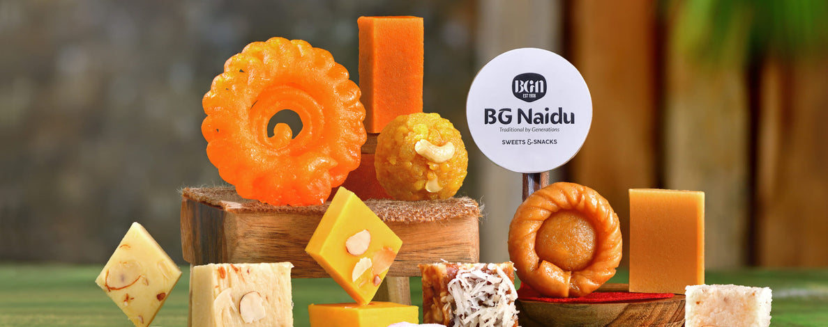 Buy Sweets & Snacks Online | Online Sweets Delivery - B G Naidu Sweets